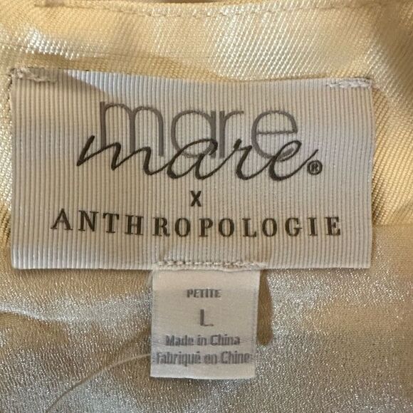 MARE MARE Dress Satin Striped Size L • NEW WITH TAGS - Picture 7 of 12